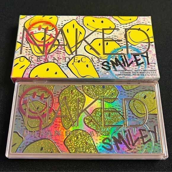 🌷 Urban Decay x Smiley Naked Mucho Happy Eyeshadow Palette New - Picture 3 of 7